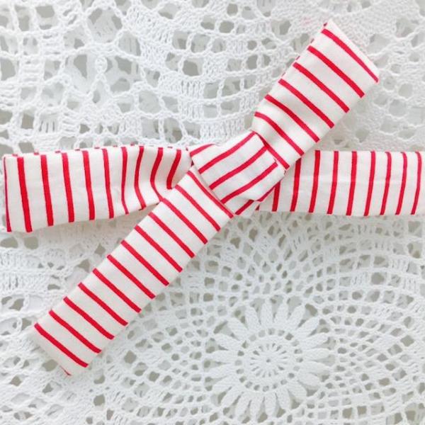 Candy Stripe Knot Bow