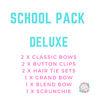 School Hair Accessories Pack - Deluxe