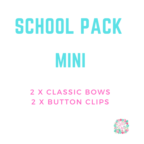 School Uniform Hair Accessories Pack - Mini