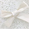 Pure Silk Ivory Knot Bow